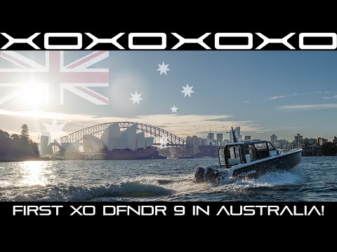 FIRST XO DFNDR 9 BOAT IN AUSTRALIA!