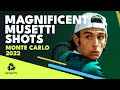 Lorenzo Musetti Best Shots vs Benoit Paire | Monte Carlo 2022