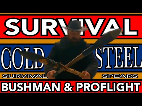 Survival spears Clod Steel bushman vs pro flight spot