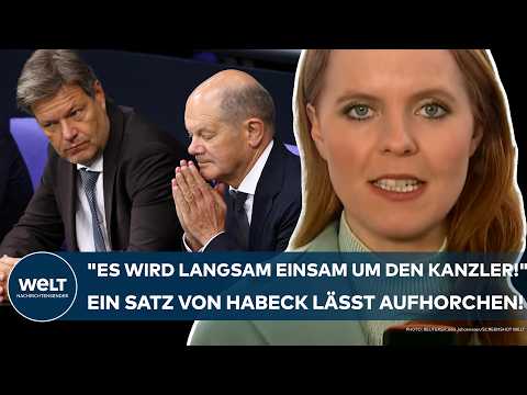 Video Thumbnail: AMPEL-AUS: "Es wird langsam einsam um den Bundeskanzler!" Ein Satz von Habeck lässt aufhorchen