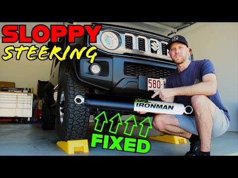 SLOPPY STEERING *FIXED* Suzuki Jimny Steering Damper Upgrade | How To Fix Suzuki Jimny BAD Handling