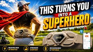The SKG W9 back massager is a game changer for golfers!