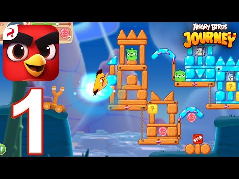 Angry Birds Journey - Gameplay Walkthrough Part 1 - Tutorial (Android,IOS)