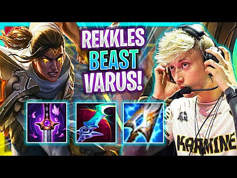 REKKLES IS A BEAST WITH VARUS! | FNC Rekkles Plays Varus ADC vs Ezreal! | Season 2023