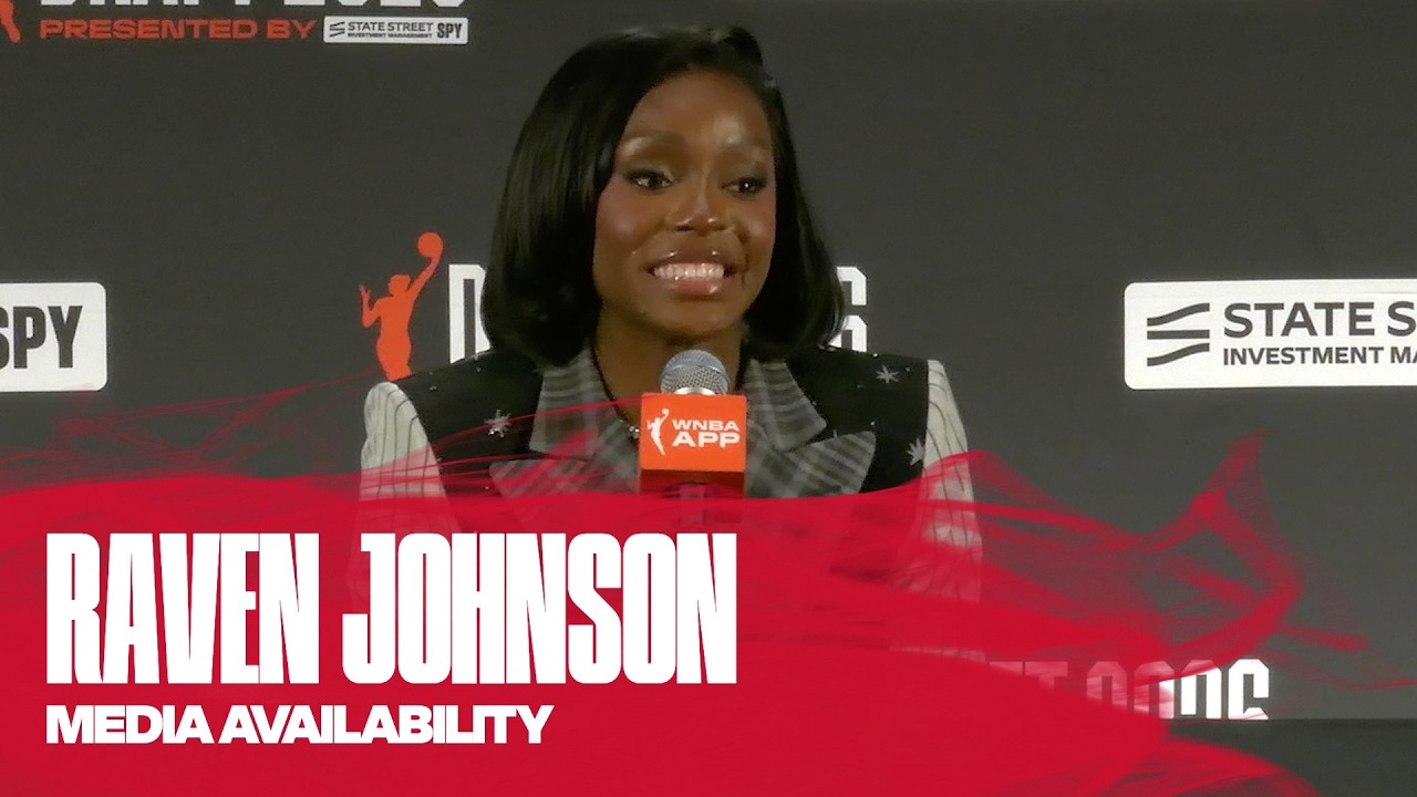 Raven Johnson on Being Drafted to Indiana, Learning from Fever Vets | WNBA Draft Press Conference