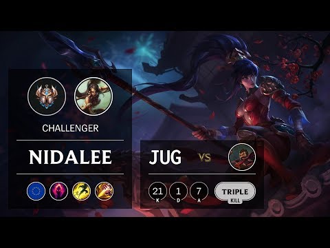 Nidalee Jungle vs Graves - EUW Challenger Patch 9.24