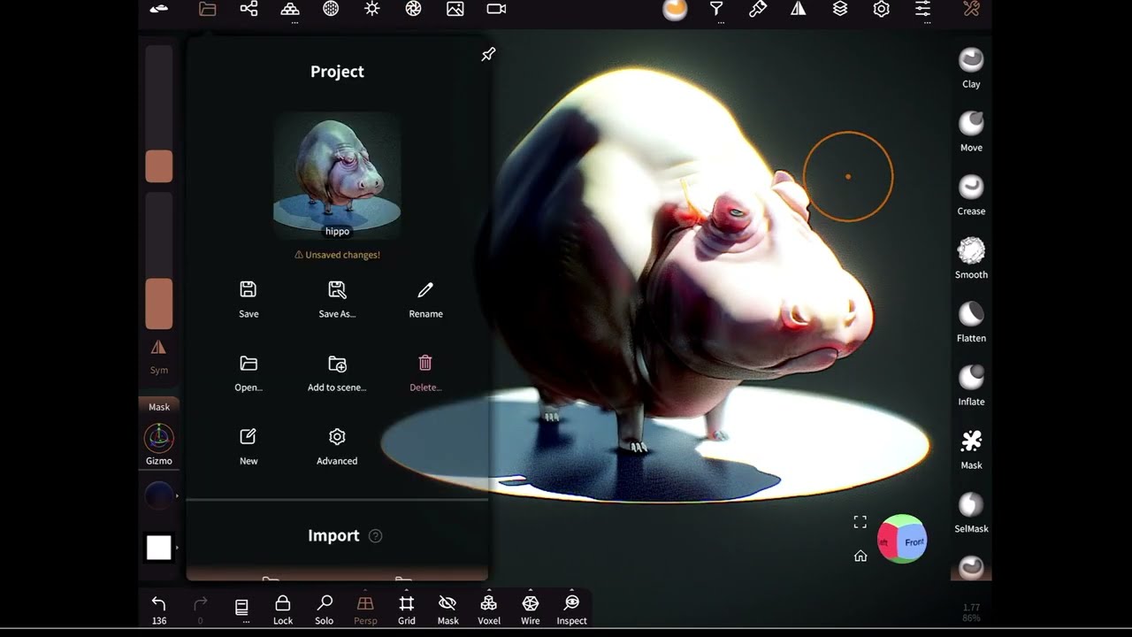 nomad rendering and postprocess