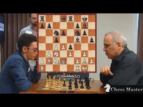 Kasparov's PERFECT ATTACK against the U.S. champion Fabiano Caruana!