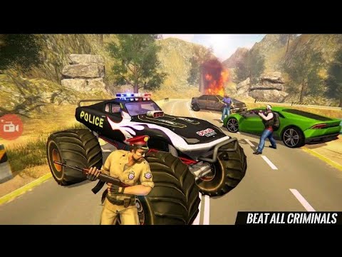Police 4×4 Monster Truck Stunts Driver Simulator 3D - Android Gameplay