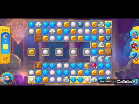 fishdom gameplay/ level 5734 / It is like the ads? / thank you /