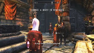 Skyrim Special Edition - Sanguine Rose Staff Reward Sam Guevenne A Night To Remember (Full)