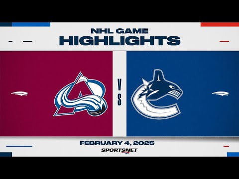 NHL Highlights | Avalanche vs. Canucks - February 4, 2025