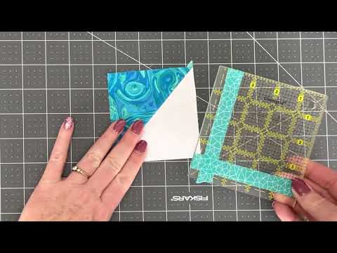 How to Trim Half-Square Triangles: Beginner Skill Builder Sampler Quilt - Month 1, Week 3