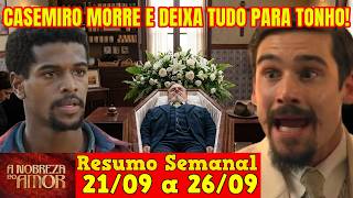 A Nobreza do Amor - 😍 Resumo Semanal da Novela A Nobreza do Amor de 21 a 26 de Setembro!
