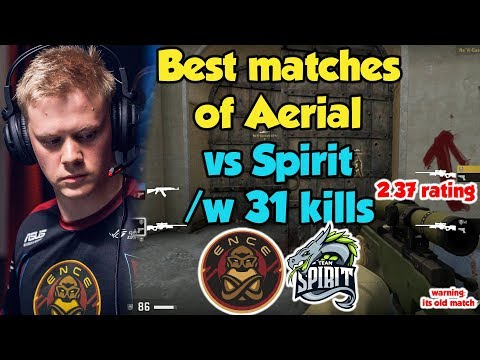 One of the best performances of Aerial vs Team Spirit /w 31 frags * Mirage