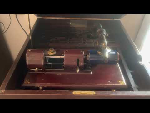 Edison Blue Amberol 1521 ‘By The Light of the Silvery Moon’ by Ada Jones & Male Quartet