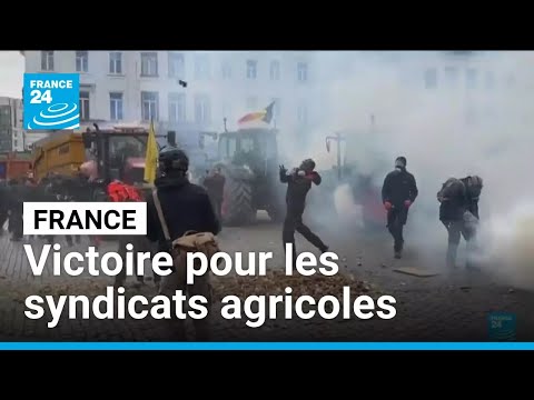 France : victoire pour les syndicats agricoles mobilisés contre le Mercosur • FRANCE 24