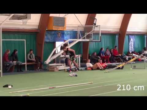 Filip Mrčić 210 cm Skok u vis Otvoreno prvenstvo Zagreba 2017