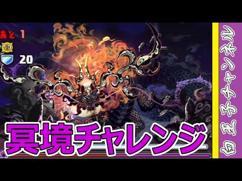 「パズドラ冥境チャレンジ攻略！虚の出陣に挑む！」