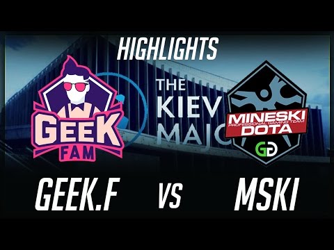 Geek Fam vs Mineski The Kiev Major 2017 SEA Highlights Dota 2