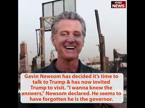 Q: Any message for Newsom? Mel Gibson: Spend less on hair gel; Newsom invited Trump to visit