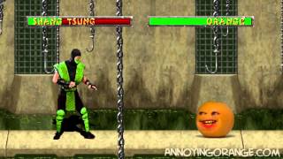 preview picture of video 'Annoying Orange vs  Mortal Kombat 짜증나는 오렌지'