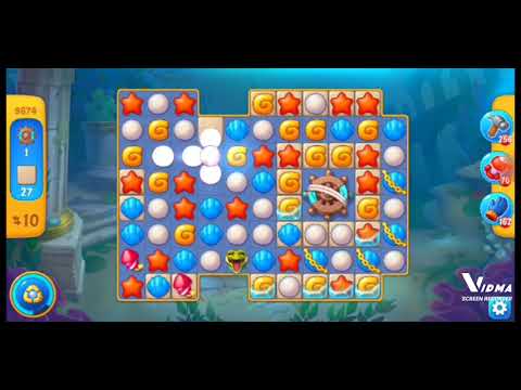 Fishdom. 9674 level no boosters and diamonds. 16 moves