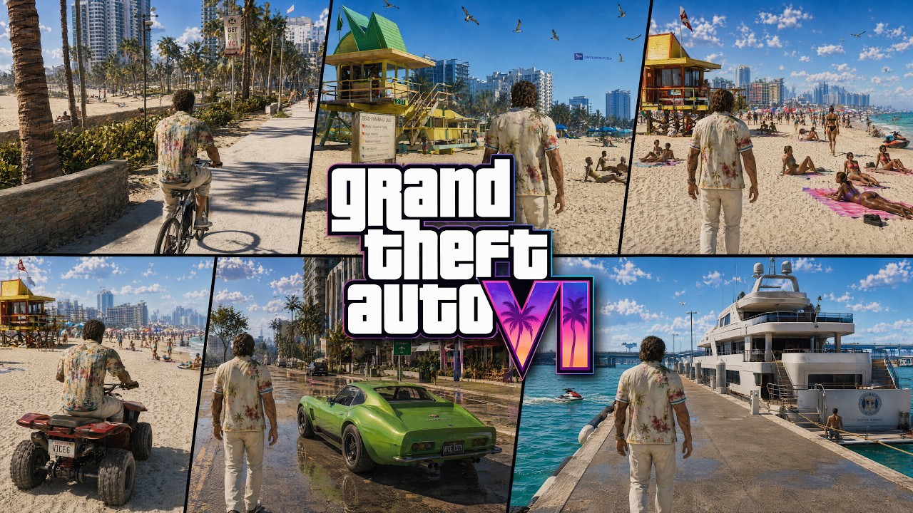 Grand Theft Auto VI: Beach Gameplay | (Concept)