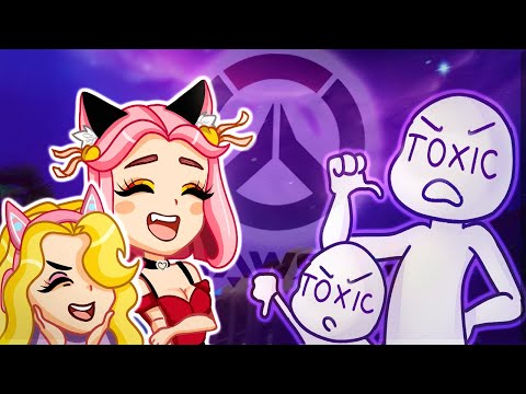 2 GIRLS vs TOXICS! - Overwatch 2 Mercy Grandmaster Gameplay