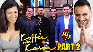 KOFFEE WITH KARAN - SALMAN KHAN AND BROTHERS (Part