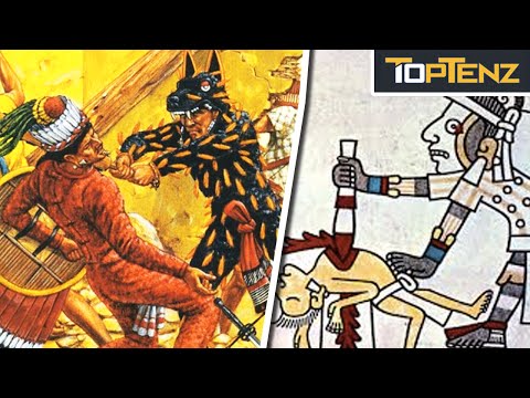 Top 10 HORRIFYING Facts About AZTEC WARRIORS