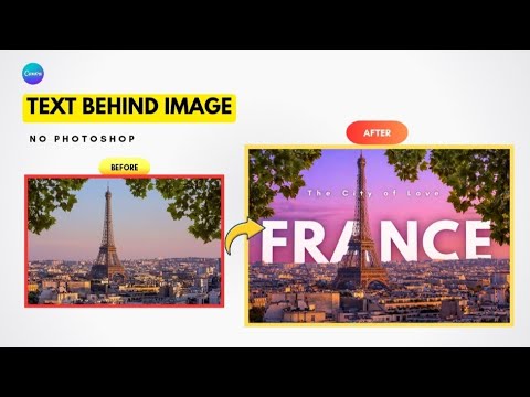 Text Behind an Image in Canva 😱 | Pro Thumbnail Trick (No Photoshop)