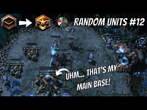 This 200 IQ cannon rusher STUNNED me! Random Units to Grandmaster #12 | StarCraft 2