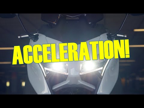 2025 YAMAHA TMAX TECH MAX - ACCELERATION ENTERING HIGHWAY