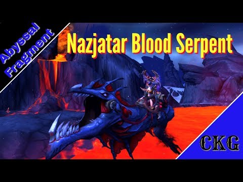Nazjatar Blood Serpent (Secret BFA Mount Guide) | World of Warcraft