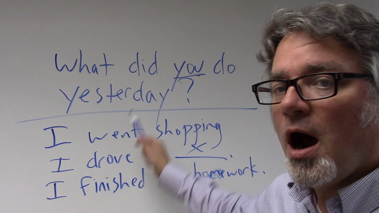 What did you do yesterday?