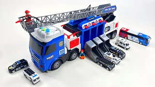 Download lagu Unboxing Fire Rescue Truck, EV Police Car & Remote Control RC City Bus | Excavator ASMR |Review Toys mp3