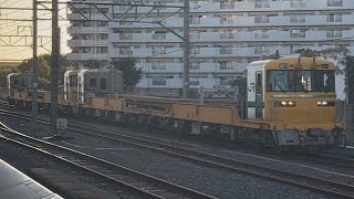 キヤE195系 ST-12＋ST-15編成 新宿工臨 工6232D 新小岩駅通過#総武快速線