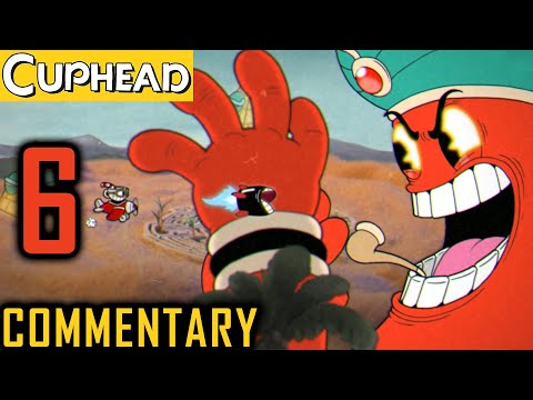 Cuphead Walkthrough Part 6 - Funhouse Frazzle & Pyramid Peril Level (1st Time Blind Run)