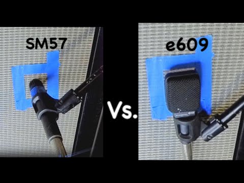 Shure SM57 vs. Sennheiser e609 Microphones