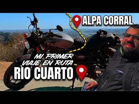 Mi PRIMER viaje SOLO en Hunter 350 🏍️ | Río Cuarto - Alpa Corral - Río de los Sauces
