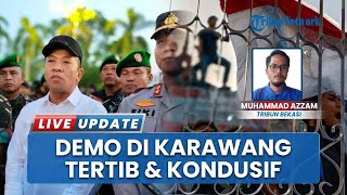 Bupati Aep Puji Aksi Demo di Karawang, Berlangsung Tertib dan Kondusif