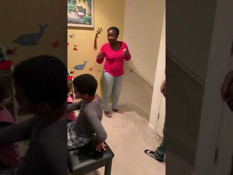 Najeeba plays with Noa