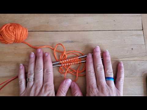 Montage Turc (Turkish cast-on) - Tutoriel Tricot