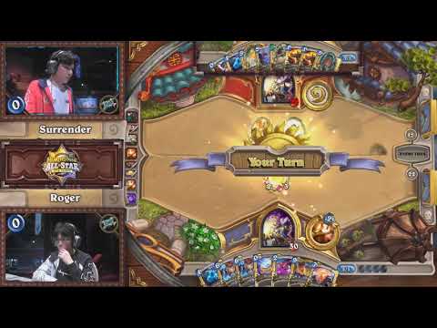 Hearthstone All-Star Invitational Ro16: Surrender vs Roger | Day 1 Playoffs