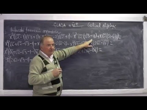 2/2 Lectia 838 Calculul algebric Radicali Termeni asemenea Rationalizarea numitorului Modulul Cls 7