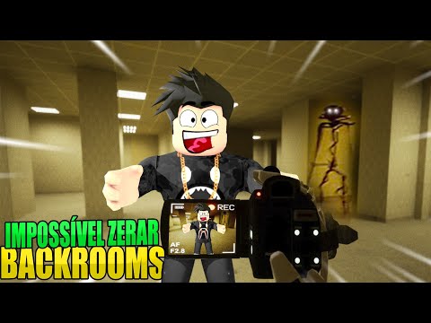 É IMPOSSÍVEL ZERAR BACKROOMS NESSE MODO (Roblox Apeirophobia)