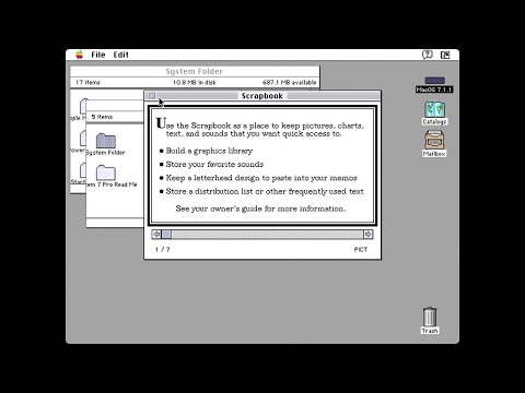Apple Macintosh - System Software MacOS 7.1.1 (1993) by Apple Computer