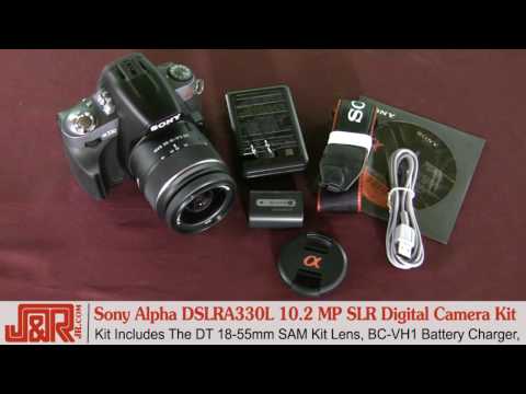 Sony Alpha DSLRA330L 10.2 Megapixel SLR Digital Camera Kit - JR.com