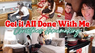 CHRISTMAS CLEANING, COOKING, & HOMEMAKING MOTIVATION 2024 | GET IT ALL DONE WITH ME